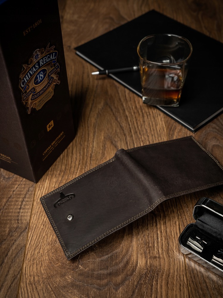 Гаманець чоловічий Buffalo Wild N992L-B-MHU BROWN Гаманець чоловічий Buffalo Wild N992L-B-MHU BROWN
